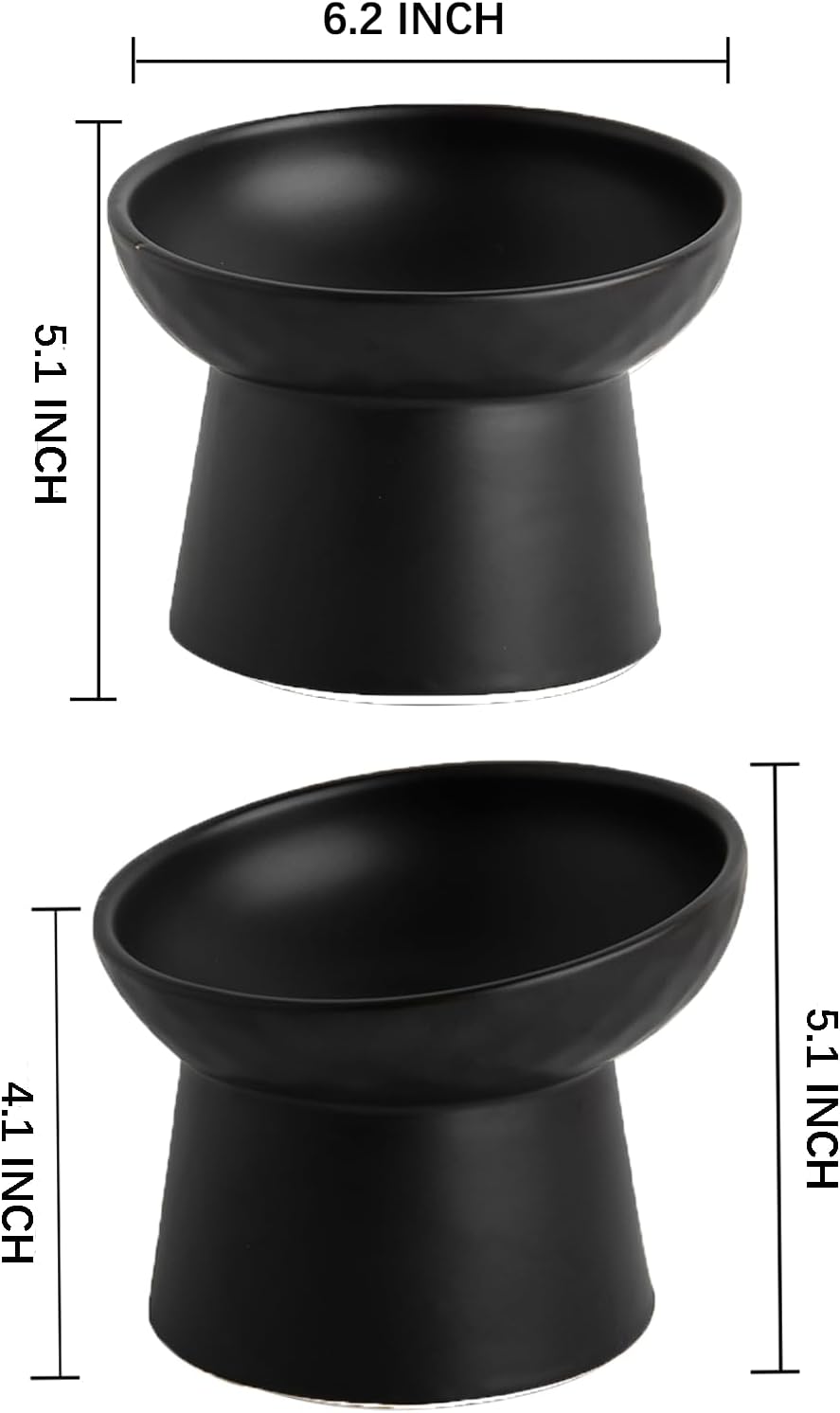 Ceramic Raised Cat Bowls